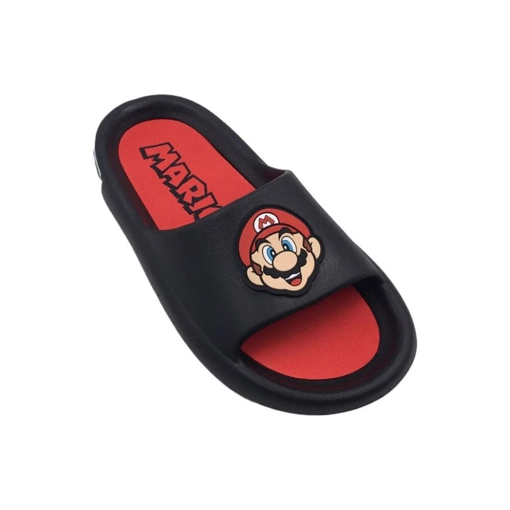 Nintendo Super Mario Little & Big Boys Comfort Slide Sandal, Size 2, Slip-On - Picture 5 of 7